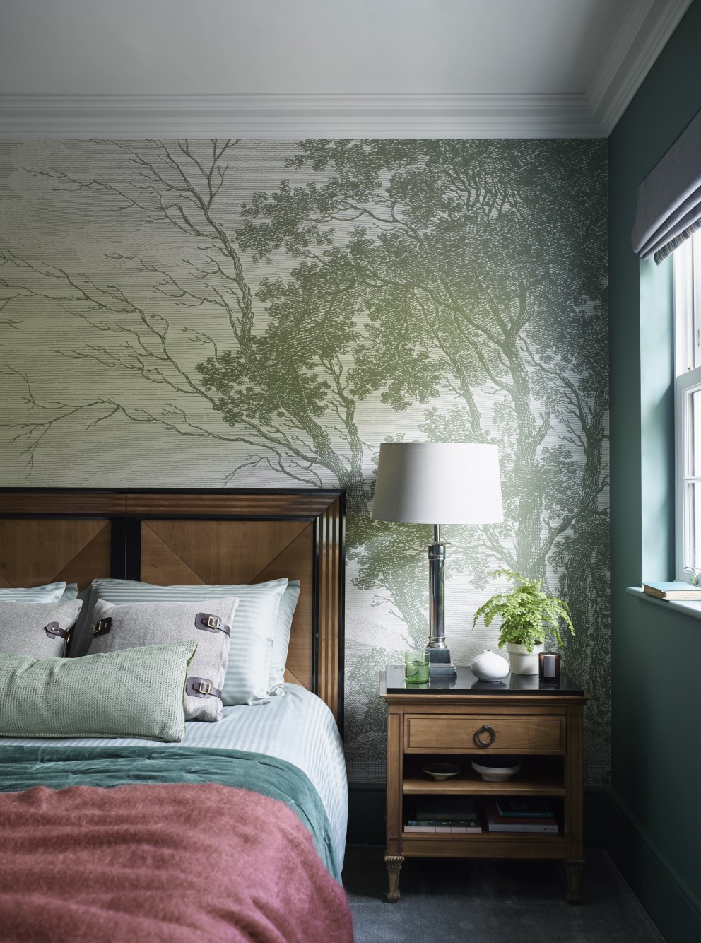 Thornfield House | Green Bedroom | Interior Designers